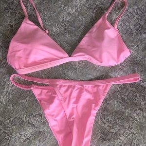 Bubblegum pink bikini